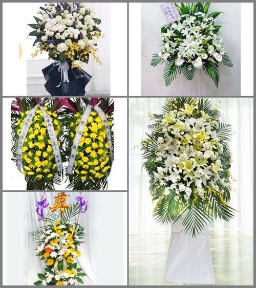 广东广州市花都区花东镇鸿鹤村白事花篮预定